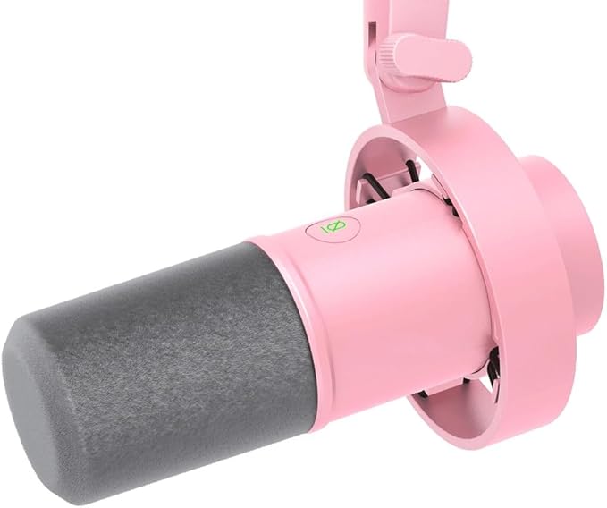 Dynamic Microphone for Recording Streaming Mic with Volume Control/Monitoring/Touch-Mute for PC (Black JoJo's Bizarre Adventure1)