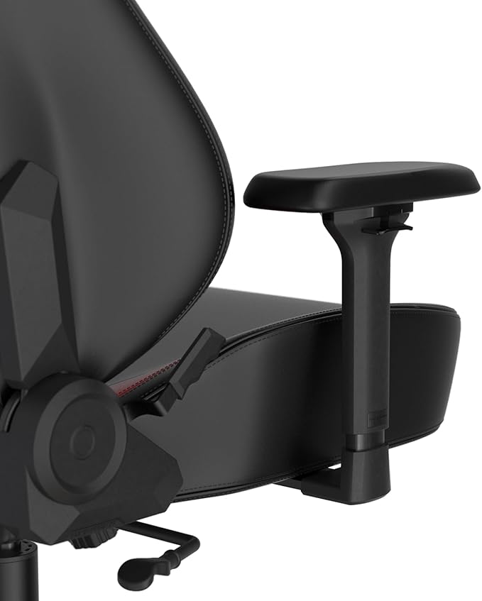 DXRacer Tank XXL Ergonomic Video Gaming Chair for Adults Office Reclining Computer Chair with Magnetic Head Pillow and Lumbar Support Racing Style Height Adjustable (EPU Leatherette Black Red)