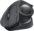 Logitech MX Ergo S Advanced Wireless Trackball Mouse USB-C Rechargeable Wireless Ergonomic Mouse with Bluetooth and Encrypted Dongle 6 Programmable Buttons for PC/Mac