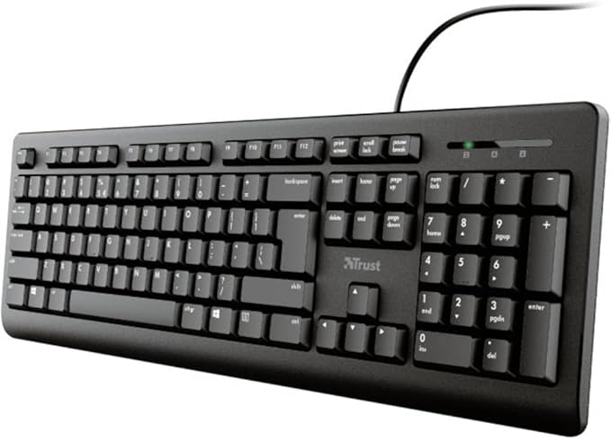 Trust Primo keyboard USB German Black