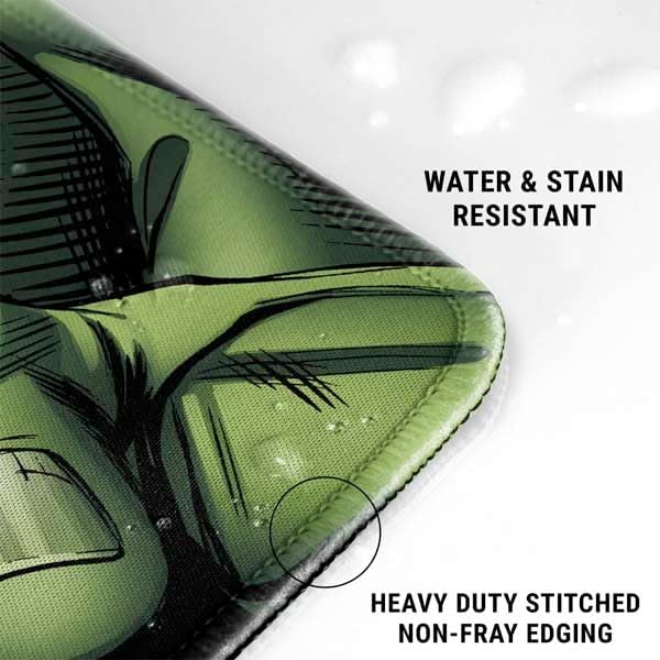Skinit Extra Large Gaming Mouse Pad - Officially Licensed Hulk Design with Stitched Edges Waterproof Non-Slip Rubber Base Desk Mat for Keyboard &amp Mouse 35.75 x 15.4 inches