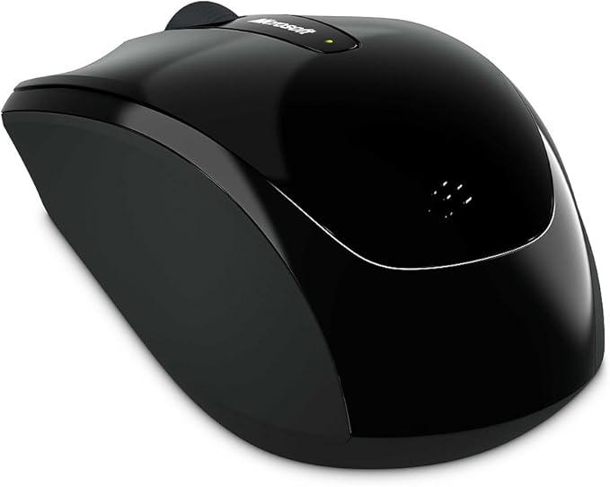 Microsoft Wireless Mobile Mouse 3500 - Black. Comfortable design Right/Left Hand Use Wireless USB 2.0 with Nano transceiver for PC/Laptop/Desktop works with for Mac/Windows Computers