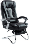 High Back PU Leather Gaming Desk Chair with Footrest Bow Foot Reclining Ergonomic Racing Office Chair Bearing Capacity: 330 Lbs