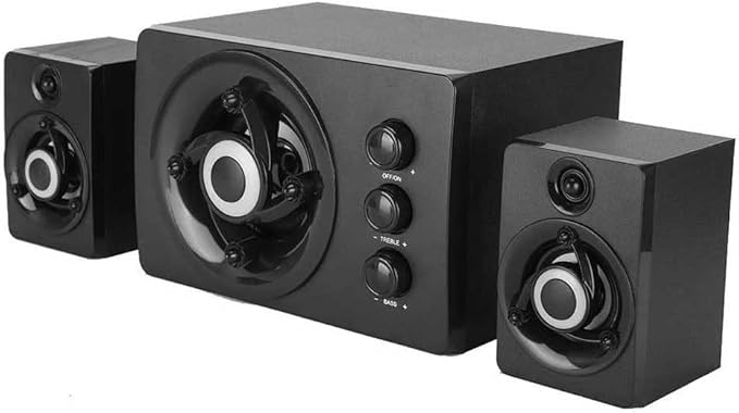 Computer Speakers Mini 2.1 USB-Powered Stereo Multimedia Desktop Speakers for PC/Laptop/Tablets/Game Machine