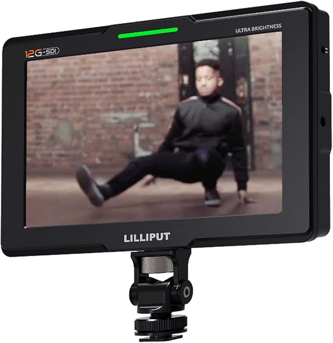 LILLIPUT 7 Q7-12G 7inch 2000nits 12G-SDI Ultra Brightness On-Camera Monitor-12G-SDI x 2 HDMI 2.0 x 1 Tally Output 12G-SDI x 2 HDMI 2.0 x 1 HDR 3D-LUT Waveform Level Meter Vector Scope