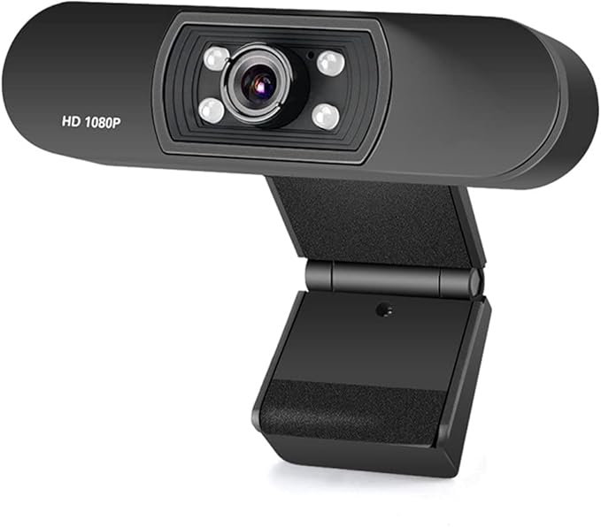 Webcam 1080P HDWeb Camera with Built-in Microphone 1920 X 1080p Widescreen Video