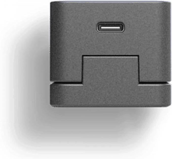 Huddly IQ Conference Camera H1-MBLK (Camera only) – 12MP CMOS sensor FHD Video Ultra-wide FOV Plug-And-Play Digital Pan/Tilt/Zoom Real-Time Dewarping Auto-image adjustment Black (Renewed)