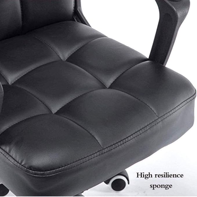 Office Chair Gaming Chair Computer Chair Computer Chair Reclining Lunch Break Chair Office Home Comfortable Chair Ergonomic Fixed Armrest (Color : D)