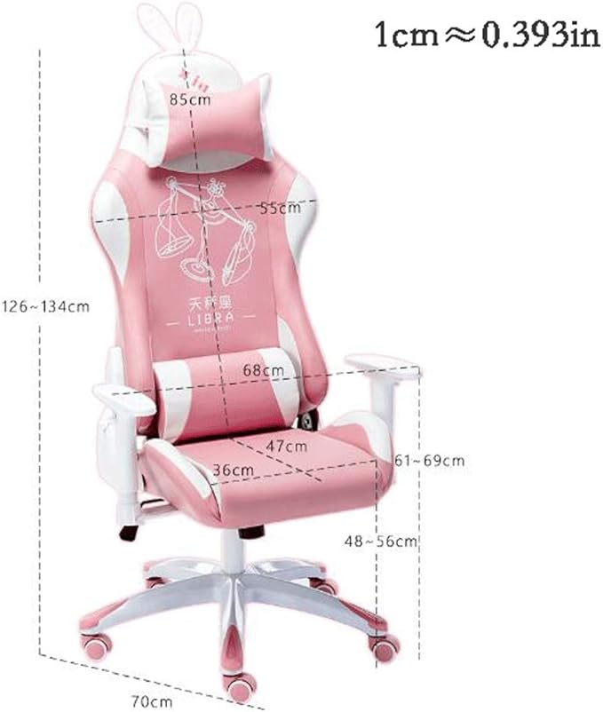 YYDS Chair E-Sports Gaming Chair Executive Ergonomic Constellation Swivel Chair Computer Chair with Headrest and Lumbar Pillow Ergonomically (Color : G)