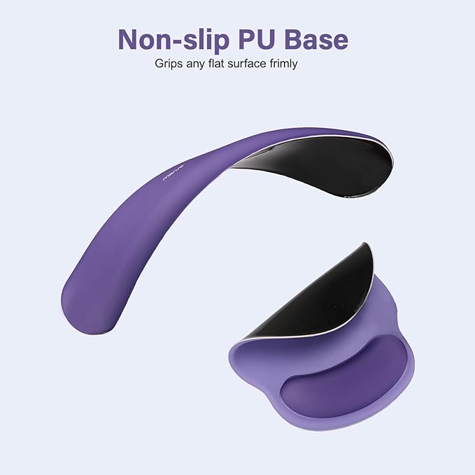 MOSISO Circle Curved Wrist Rest Support for Mouse Pad&ampKeyboard Set&ampCompatible with MacBook Pro 13 inch Case M2 2024-2016 A2338 M1 A2251 A2289 A2159 A1989 A1708 A1706 Plastic Case Imperial Pu