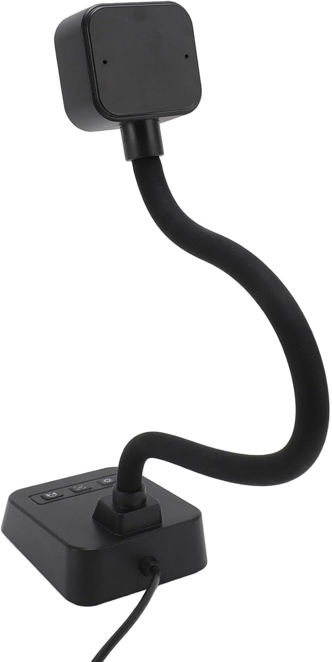 SUNGOOYUE 13MP High Resolution USB Document Camera Flexible Autofocus LED Webcam for Document Scanning Web Streaming Video Conferencing (1 X USB)