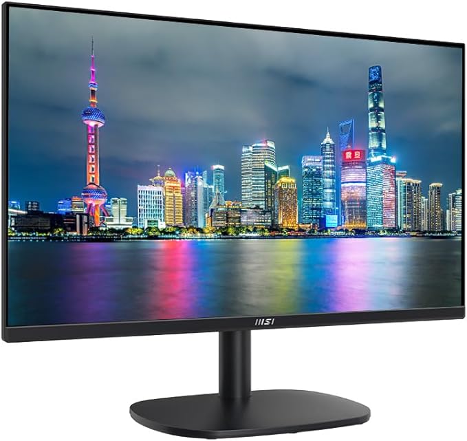msi Pro MP245V 24 inch 1080P Full HD 100Hz 1ms LCD Business Monitor Bundle with Less Blue Light FreeSync HDMI VGA