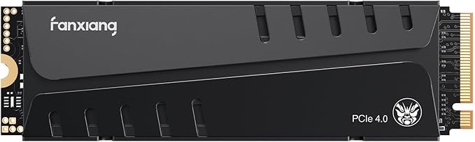 fanxiang S770 2TB NVMe M.2 SSD for PS5 - with Heatsink and DRAM Up to 7300MB/s PCIe 4.0 Suitable for PS5 Memory Expansion Game Enthusiasts IT Professionals