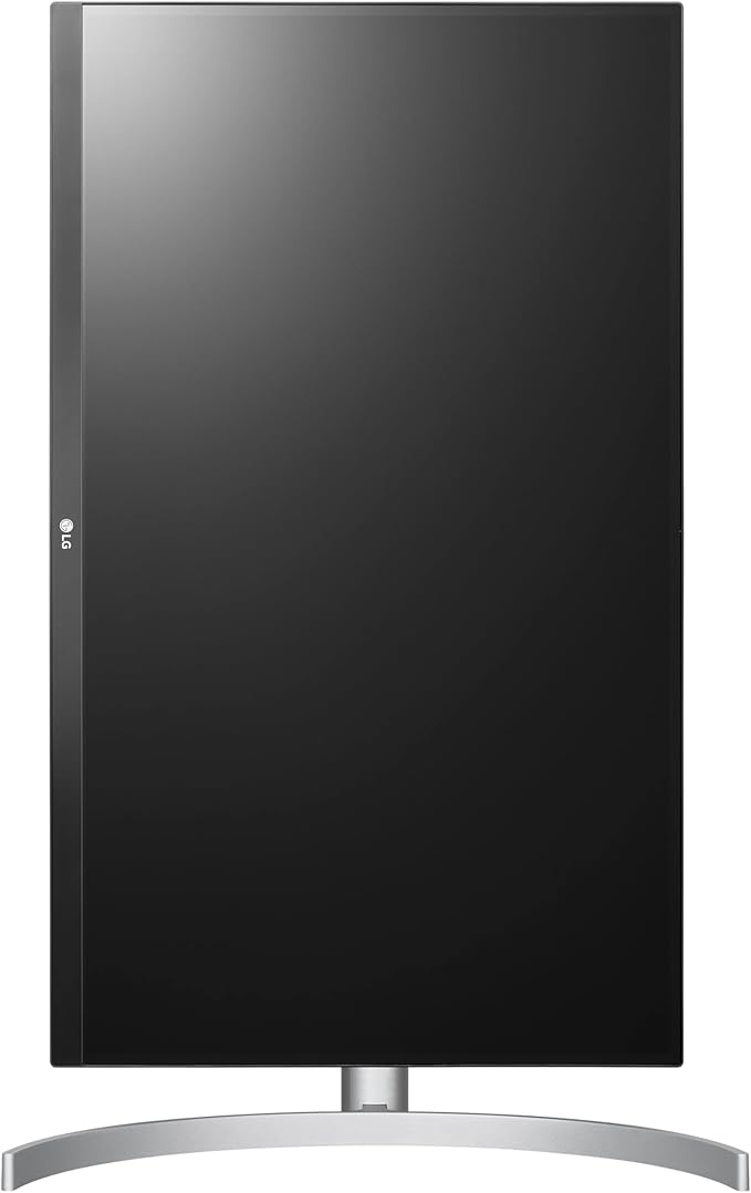 LG 27UN850-W Ultrafine Computer Monitor 27-Inch UHD 4K UHD 2160p IPS with VESA DisplayHDR 400 AMD FreeSync and USB-C - White/Silver