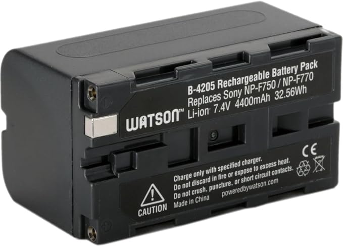 Atomos Shinobi GO 5 HDR Touchscreen Monitor Bundle with Watson NP-F770 Battery Pack Watson Compact Charger Batteries Sun Hood for Shinobi II (Black)