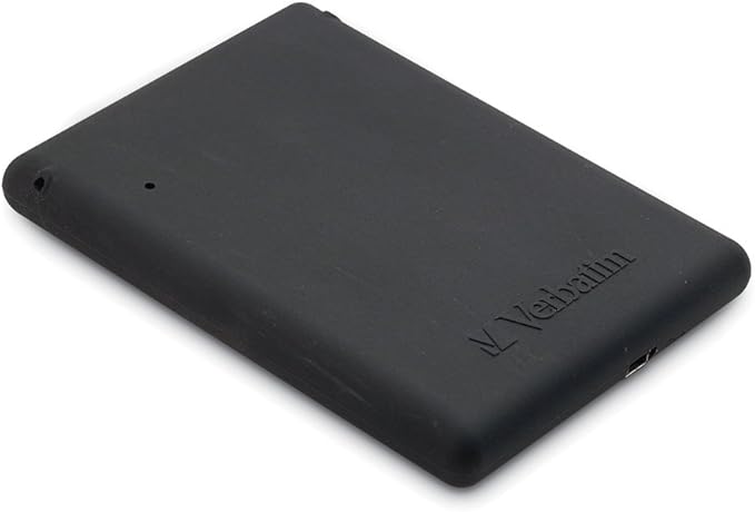 Verbatim Titan XS 500 GB USB 2.0 Portable External Hard Drive with Rugged Rubber Casing 97179 (Black)