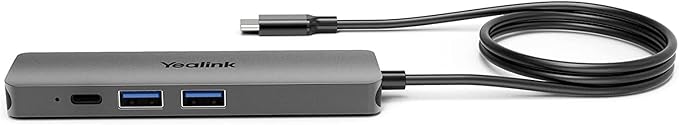 Yealink BYOD-Box Hub for UVC34 UVC40 E2 Video Conferencing Camera Type-C Plug &amp Play Webcam Meeting Kit for Laptops Ideal for Conference Rooms