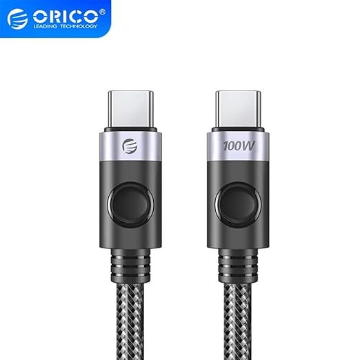 ORICO 40Gbps USB4 USB C to USB C Cable 6.56Ft Supports 100W Charging Single 8K@60Hz Compatible with MacBooks iPad Pro Thunderbolt 4/3 Hub Docking and More