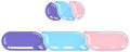 Upgrade Wrist Rest for Keyboard and Mouse Ergonomic Gel Keyboard Wrist Rest Support Set Easy Typing Pain Relief Mousepad for Office Gaming Purple Blue Pink