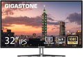 Gigastone 32 inch IPS LED Back Light Monitor 75Hz FHD 1920 x 1080 178° Wide View Frameless Computer Monitor 5ms Eye Care Technology Ergonomic Tilt VESA Mount HDMI VGA
