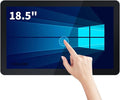 18.5 inch Touchscreen Industrial Computer Monitor Wall Mountable WiFi &amp BT Smart Board for Office &amp Classroom 1080P Display Win-10 Pro Core i7 8GB RAM &amp 256G SSD