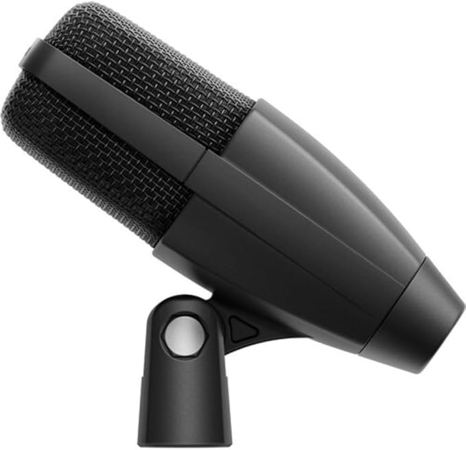 Sennheiser MD 421 KOMPAKT Multipurpose Cardioid Dynamic Microphone Bundle with Auray TT-6220 Telescoping Tabletop Microphone Stand (Black) XLR- XLR Cable