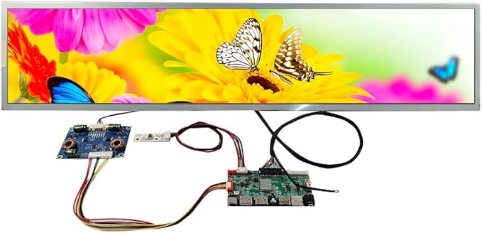 28 inch 1920x36060HZ DV280FBM-NB2 51pin IPS Long Strip Wide Bar LCD Display and USB SD Card LVDs Driver BoardMultimedia Supports MP4