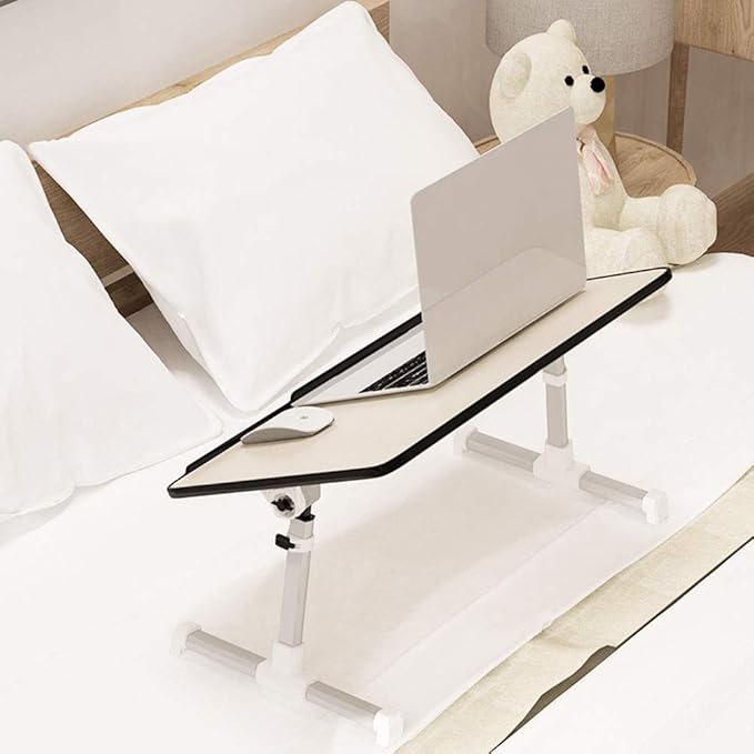 Tables Laptop with Cooling Fan - Adjustable Panel Folding Leg Chair Suitable for Bed Sofa (Black 52x30cm)