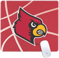 Skinit Medium Gaming Mouse Pad - Officially Licensed Louisville Red Basketball Design with Stitched Edges Waterproof Non-Slip Rubber Base Desk Mat for Keyboard &amp Mouse 17.7 x 15.75 inches