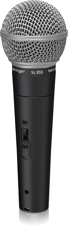 Belinger SL 85S Dynamic Microphone with Carrying Case with ON/OFF Switch Cardioid Characteristics