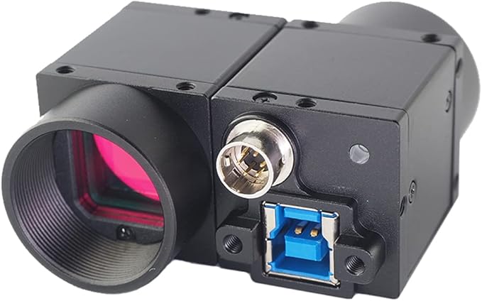 High Speed USB3.0 Color 2.3MP 1/1.2 Machine Vision Global Shutter Digital Industrial Camera C-Mouth Supports Windows and Linux SDK Indoor Area Scan Camera 1920x1200 165FPS