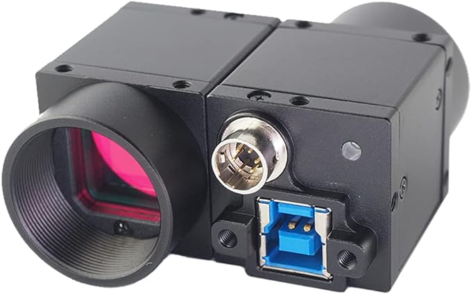 High Speed USB3.0 Color 1.3MP 1/2 Machine Vision Global Shutter Digital Industrial Camera C-Mouth Supports Windows and Linux SDK Area Scan Camera 1280x1024 211FPS Indoor