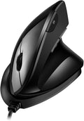 Adesso iMouse V3-TAA USB Adjustable Wrist Angle Vertical Ergonomic Mouse Made in Taiwan (TAA Compliant)