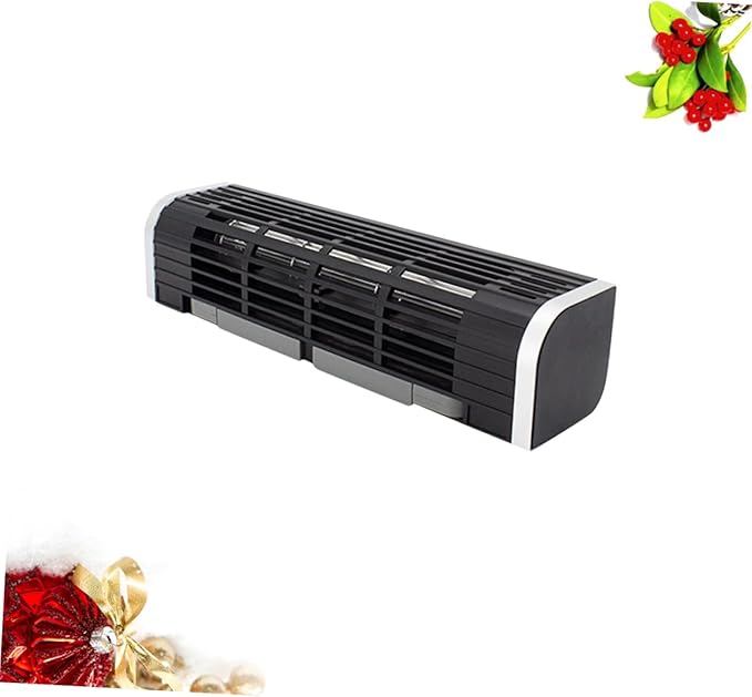 Laptop Cooler Portable Adjustable Cooling Fan with Radiator Rack for Laptops Tablets and Phones Compact Desktop Cooling Black