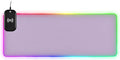 Light Purple Mouse Pad Gaming Mousepad Non Slip Desk Mat Wireless Charging RGB Computer Mouse Pads Keyboard Pad Mats for Office Home Desktop 35.4 x 15.7 in