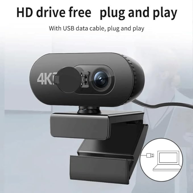 Webcam for PC Web Camera Web Cam with Microphone Stream Camera for Computer Laptop