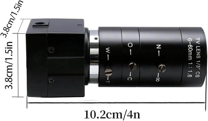 Mini Camera Security Protection H265 with 2 12 5 50 5 100mm Manual CS Lens P2P IP BNC Port Industrial Camera