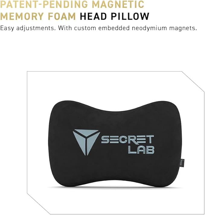 Secretlab Titan Evo Royal Gaming Chair - Reclining Ergonomic &amp Heavy Duty Computer Chair with 4D Armrests Magnetic Head Pillow &amp Lumbar Support - Big and Tall Up to 395 lbs - Blue - Leathere