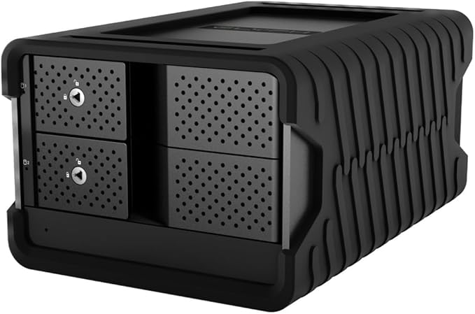 Glyph Technologies Blackbox PRO RAID 16TB (2x8TB) 2-Bay USB-C 3.2 Gen 2 RAID Array Black