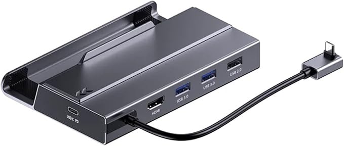 7 in 1 USB C Hub SSD Dock HD 4K 60Hz Sata Nvme M.2 Steam Deck Docking Station for Ayaneo Accessories Nin*tendo Switch Docks