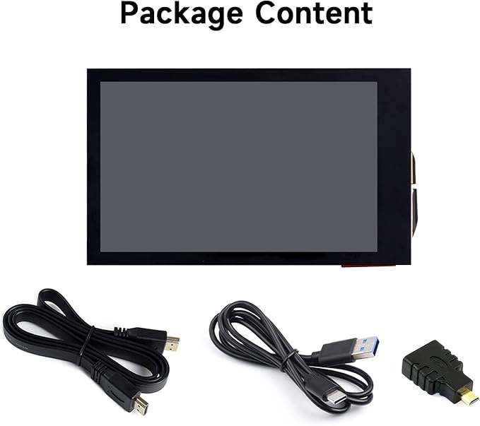 waveshare 3.5inch IPS Capacitive Touch LCD Display Compatible with Raspberry Pi 5/4B/3B/Zero/Zero W/Zero 2W/Pico/Pico W/Pico WH 480×800 Adjustable Brightness