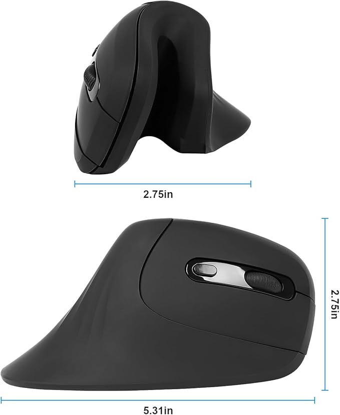 Vertical Wireless Mouse Ergonomic Mouse