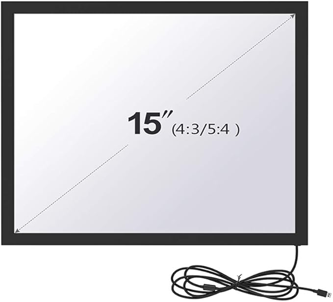 GreenTouch 15 inch 10 Point Infrared Touch Screen Overlay for Touch Monitor