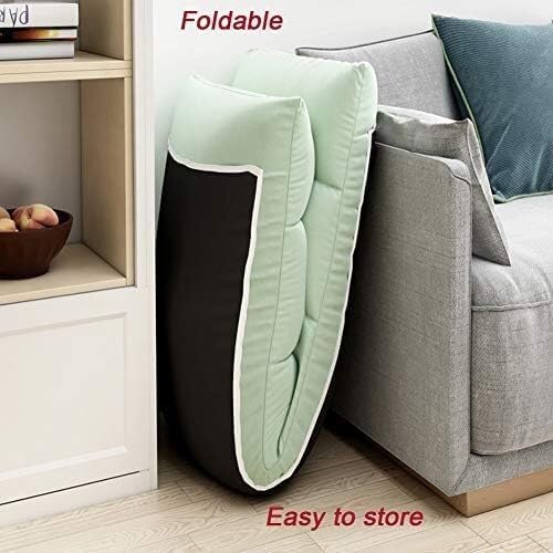 ELEFOCUS Floor Chair Foldable Meditation Chair 5 Gears Adjustable Backrest Padded Floor Chairs with Removable Headrest 6 Colour(Blue)