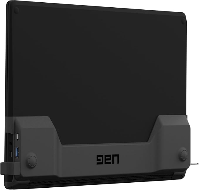 UAG Designed for Microsoft Surface Laptop 5/4/3 Integrated Smart Card Reader Black CAC PIV Reader with USB/USB-C Hub Security Lock Strong Security Data Protection by URBAN ARMOR GEAR