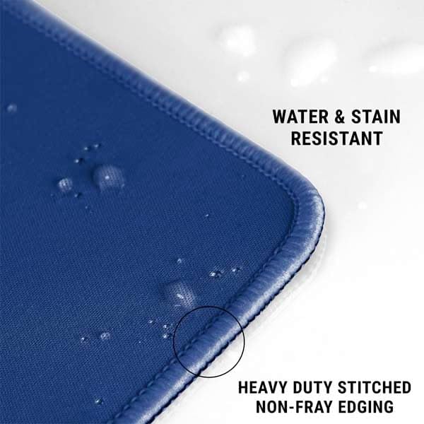 Skinit Medium Gaming Mouse Pad - Officially Licensed Panthers Pitt Design with Stitched Edges Waterproof Non-Slip Rubber Base Desk Mat for Keyboard &amp Mouse 17.7 x 15.75 inches