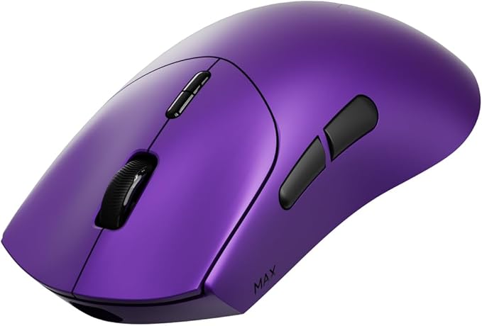 Rapoo VT MAX Lightweight Wireless Gaming Mouse PAW3950 Ultimate Sensor750H Battery Life 8K Polling 45K DPI Dual-Mode 2.4G/USB-C Esports Grade Performance Mouse for PC/Mac (VT7 MAX Purple)