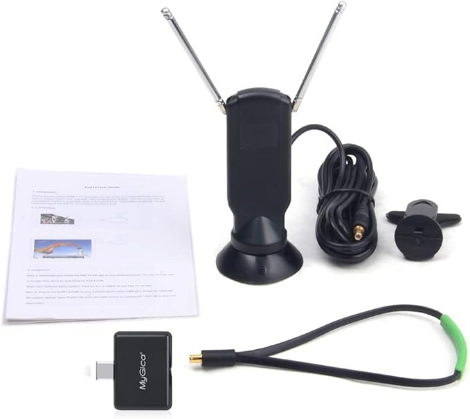 MyGica USB TV Tuner PT682C for Watching ATSC Digital TV Anywhere You go with Type-C Connector on Android Mobile or Pad (USB Type-C)
