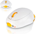 Cute Duck Bluetooth Wireless Mouse -RechargeableDual Mode Connection Silent Scroll Wheel 1600 DPI - Perfect for Laptops PCs and Tablets (White)