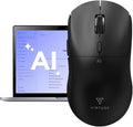 Virtusx Jethro AI Mouse - Voice &amp Audio Recorder for Lecture &amp Meeting Centralized Software with Voice Typing Writing Tools Transcribe Translate &amp Summarize Wireless Mouse for Compute